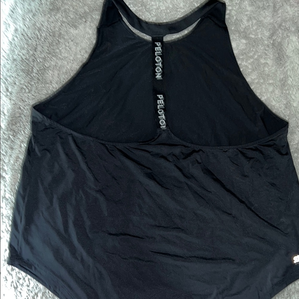 Peloton Black Racerback Sleeveless Tank Top